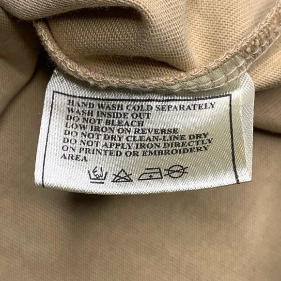 AKOO Men’s Graphic T-Shirt Tan Size Large New - Picture 6 of 8